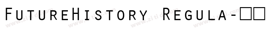 FutureHistory Regula字体转换